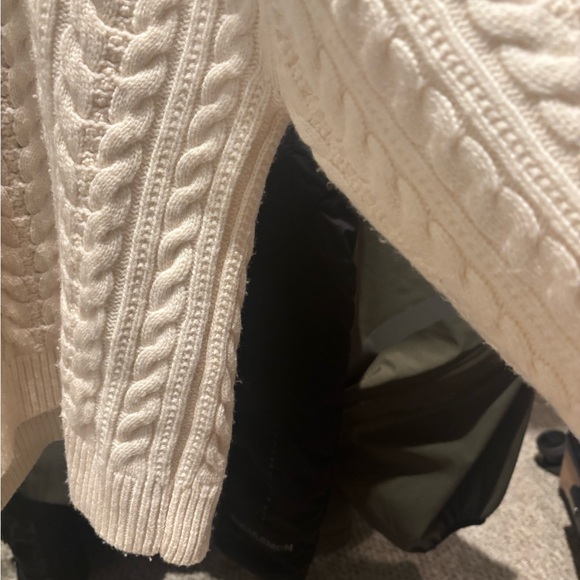 Aritzia The Group Shores Merino Wool Sweater in Vintage White - Picture 12 of 13